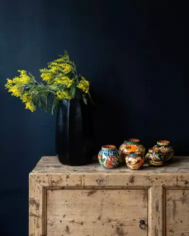 Moyen vase boule - Décor...