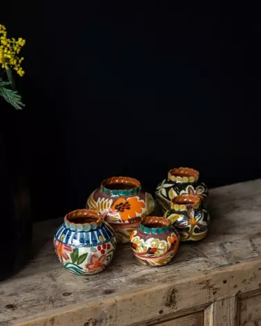 Grand vase boule - Décor...