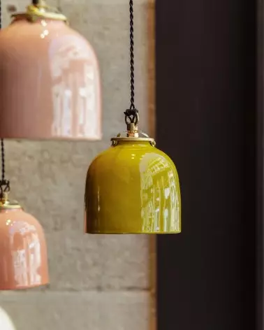 Suspension Cloche - Moutarde