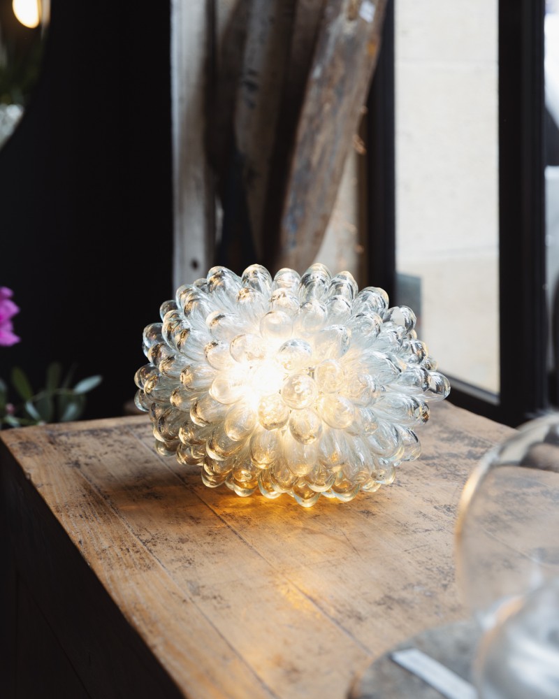 Lampe bulles de verre - Transparent - Taille 2