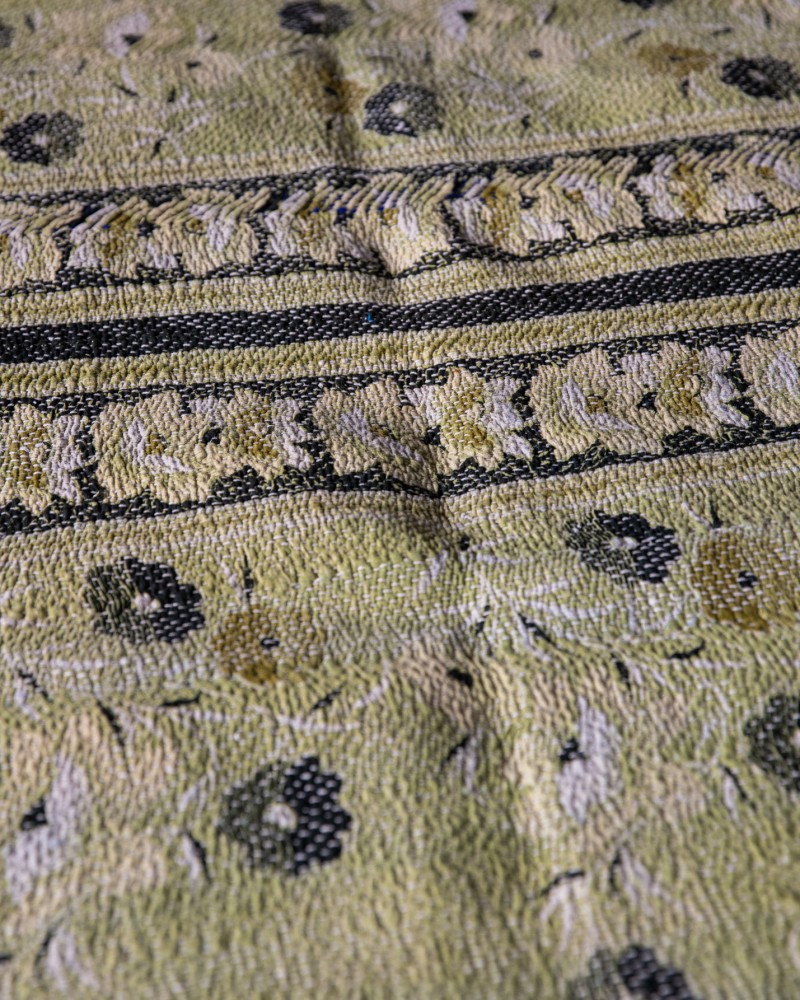 Couvre-lit Kantha En Coton Imprimé Animaux Jungle - Taille Jumeau 152x229 Cm - Réversible, Lavable Machine - Style Bohème Indien